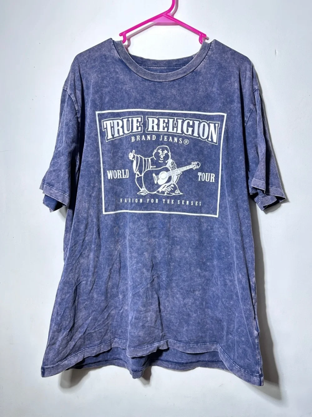 90s Y2K style True Religion Indigot Logo Crew Tee
